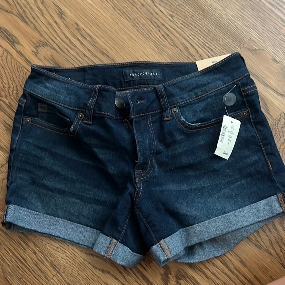 Aeropostale denim shorts size 0